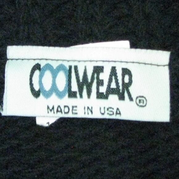 Vintage Coolwear Black Cropped Knit Sweater - Picture 8 of 9